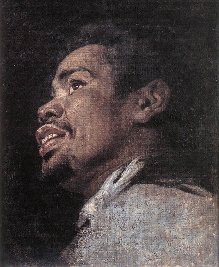 CRAYER, Gaspard de Head Study of a Young Moor dhyj